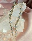 Gold Round Diamond Dangle Earrings – Timeless Brilliance in Motion - Camille Jewelry