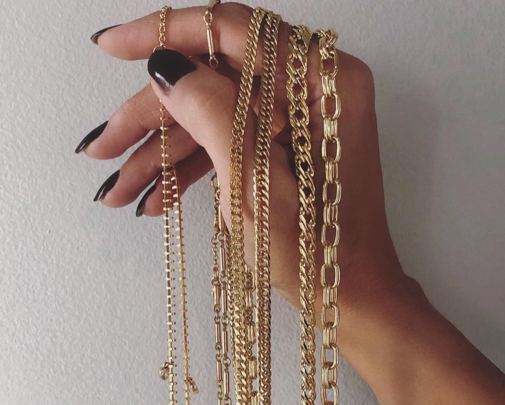 Everyday jewelry essentials of gold chains - Camille Jewelry