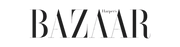 Harper's Bazaar logo press image in black on a white background for Camille Jewelry website