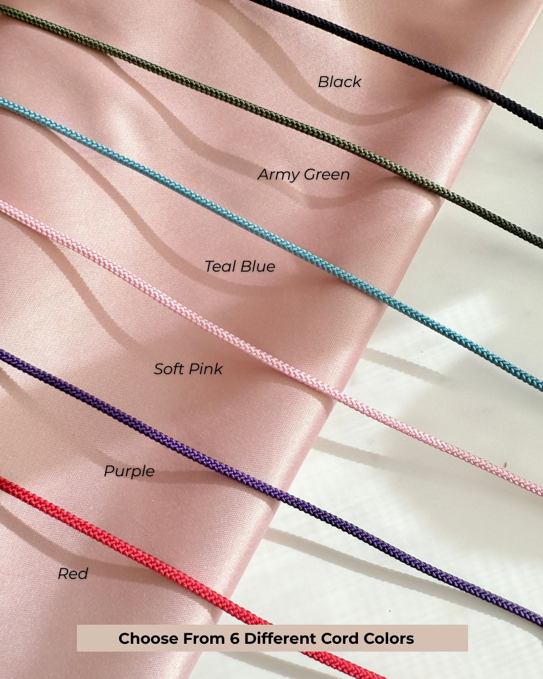 Magnetic Eyeglass Holder Lanyard in Colored Cord - Camille Jewelry