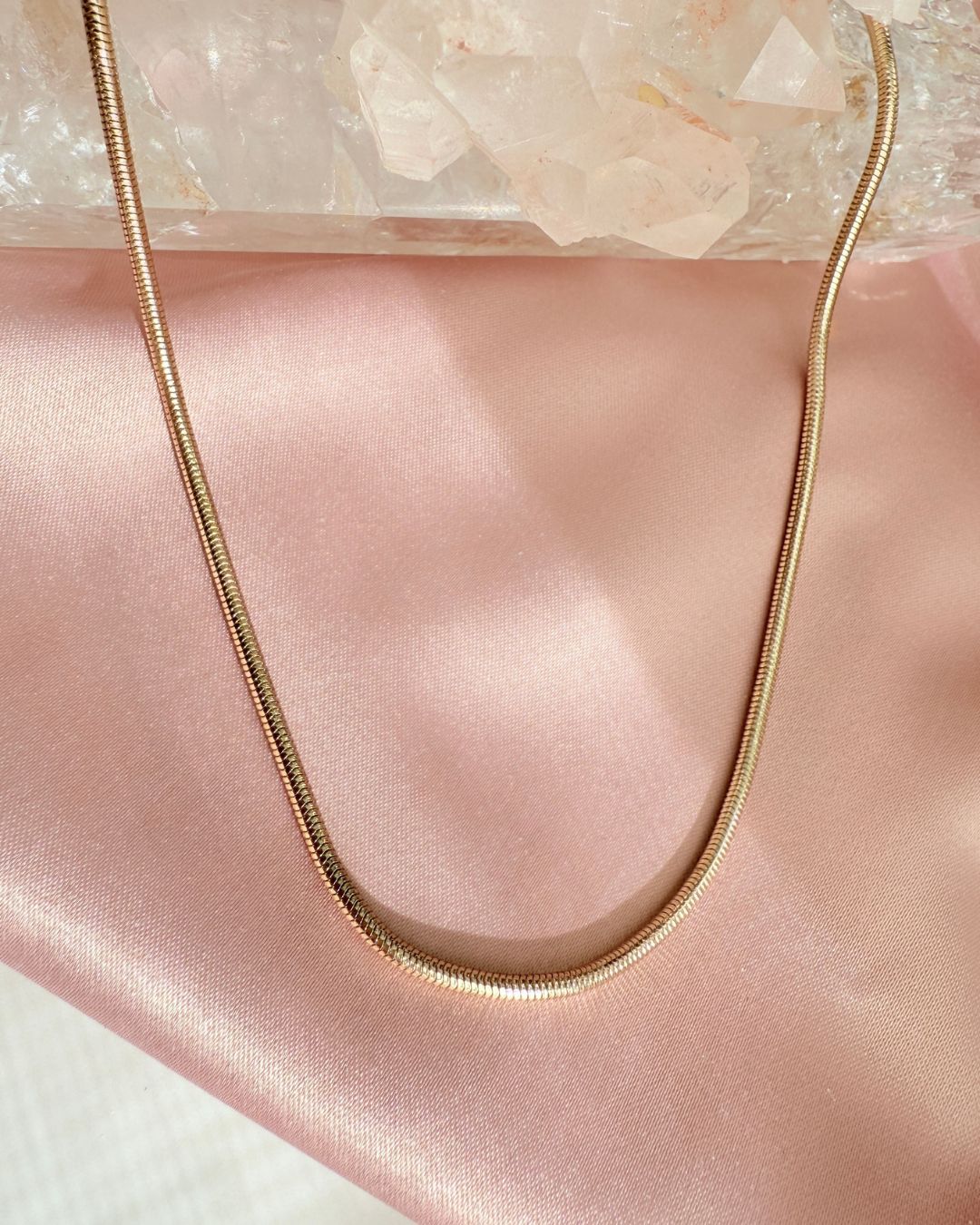 Magnetic Necklace – Convertible Snake Chain - Camille Jewelry