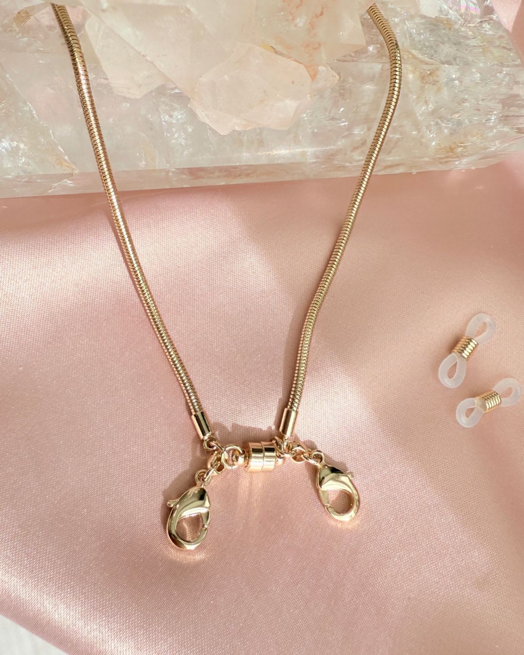 Magnetic Necklace – Convertible Snake Chain - Camille Jewelry