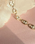 Mariner Bracelet – 14K Yellow Gold with 1 CTW Lab - Grown Diamonds, 7.5" Link - Camille Jewelry