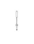 Oval Charm Holder Necklace in Solid 14K Gold - Camille Jewelry