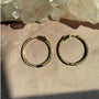 Pavé Hinged Hoop Earrings in Gold Plated and Sterling Silver - Camille Jewelry