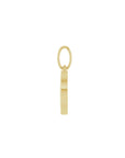 Paw Print Charm with Natural Diamonds in Solid 14K Gold - Camille Jewelry