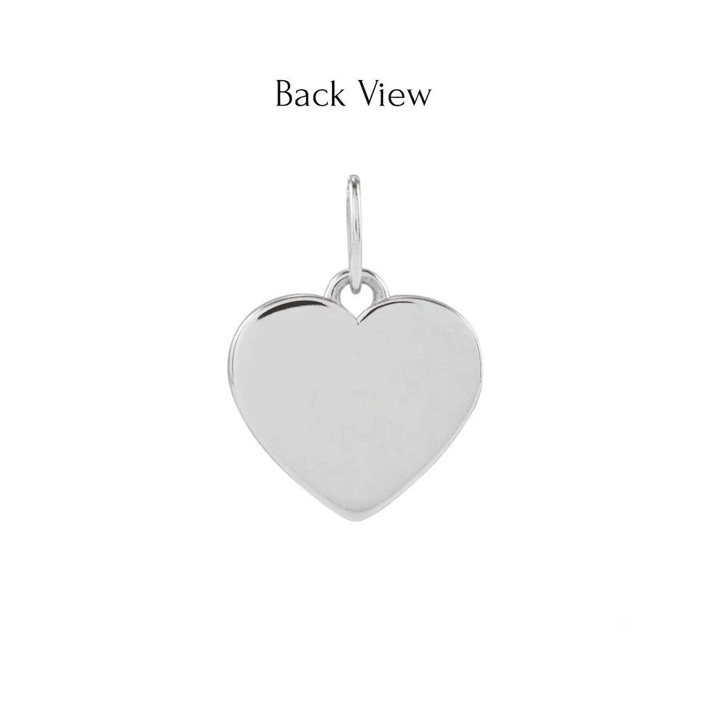 Paw Print Charm with Natural Diamonds in Solid 14K Gold - Camille Jewelry