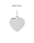 Paw Print Charm with Natural Diamonds in Solid 14K Gold - Camille Jewelry