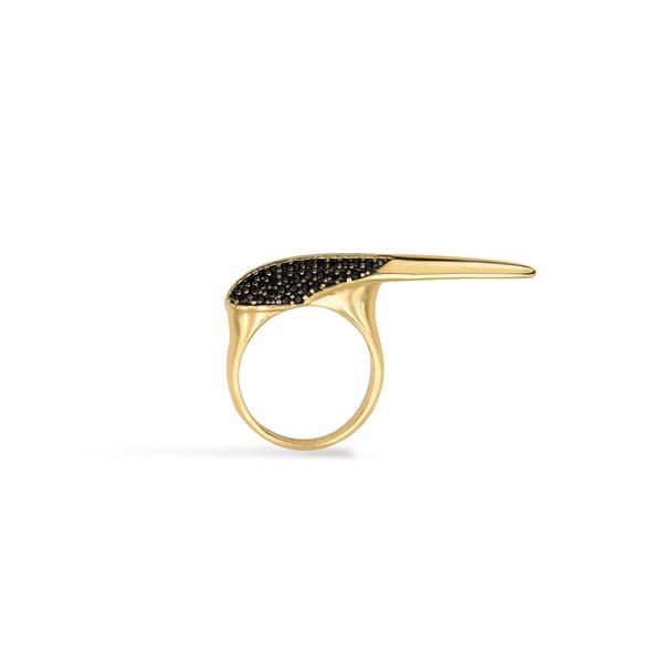 Phoenix - Beak Crossover Ring - Camille Jewelry