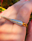 Phoenix Beak Gold Crossover Ring - Camille Jewelry