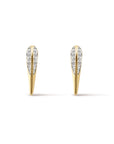 Phoenix Bird Beak Stud Earrings On white Background - Camille Jewelry