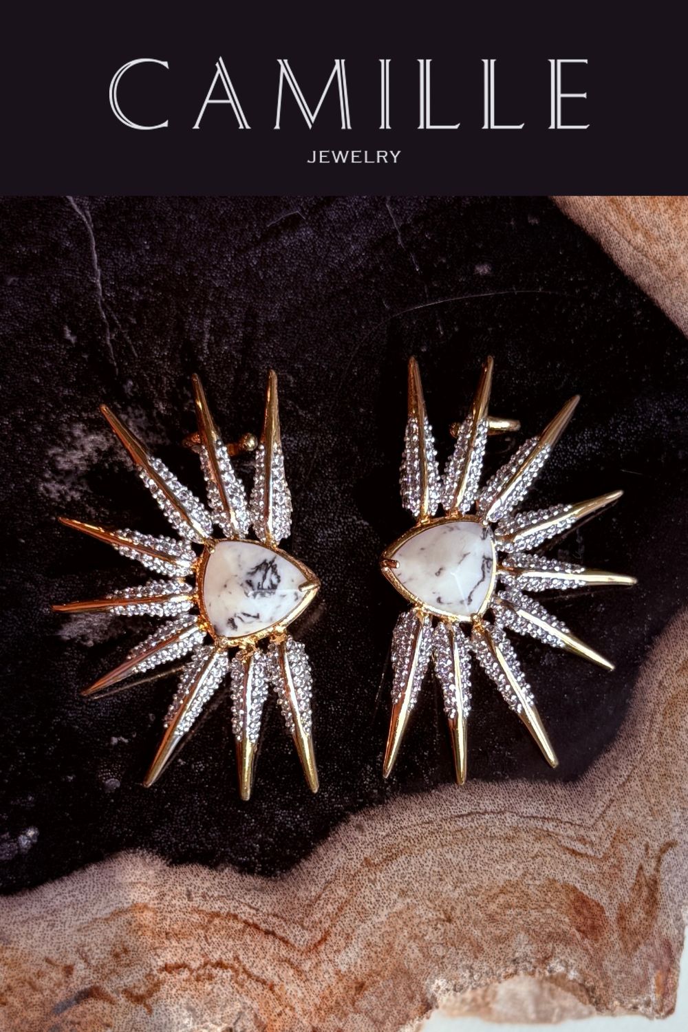 Phoenix Statement Ear Wings - Camille Jewelry