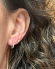 Small Diamond Hoops – Everyday Elegance, Effortless Sparkle - Camille Jewelry