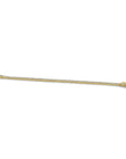 Gold Plated Classic Prong Silver Tennis Bracelet On white background - Camille Jewelry