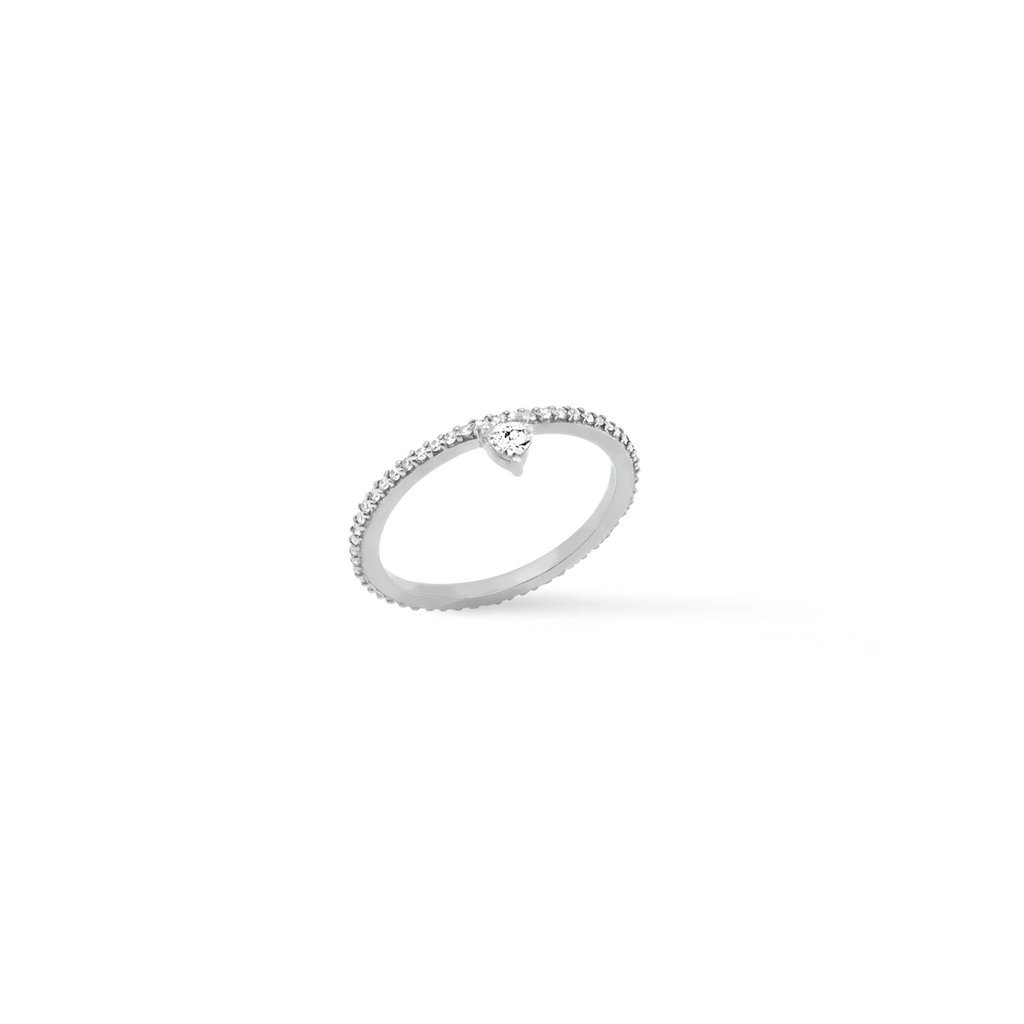 Theia - Vermeil & Sterling Silver Micro Pave Ring - Camille Jewelry