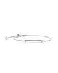Sterling silver Women’s ID Bracelet on a white background– Customizable Jewelry - Camille Jewelry