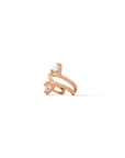 Rose gold vermeil Double Trillion Ear Cuff – Semi-Fine Jewelry - Camille Jewelry