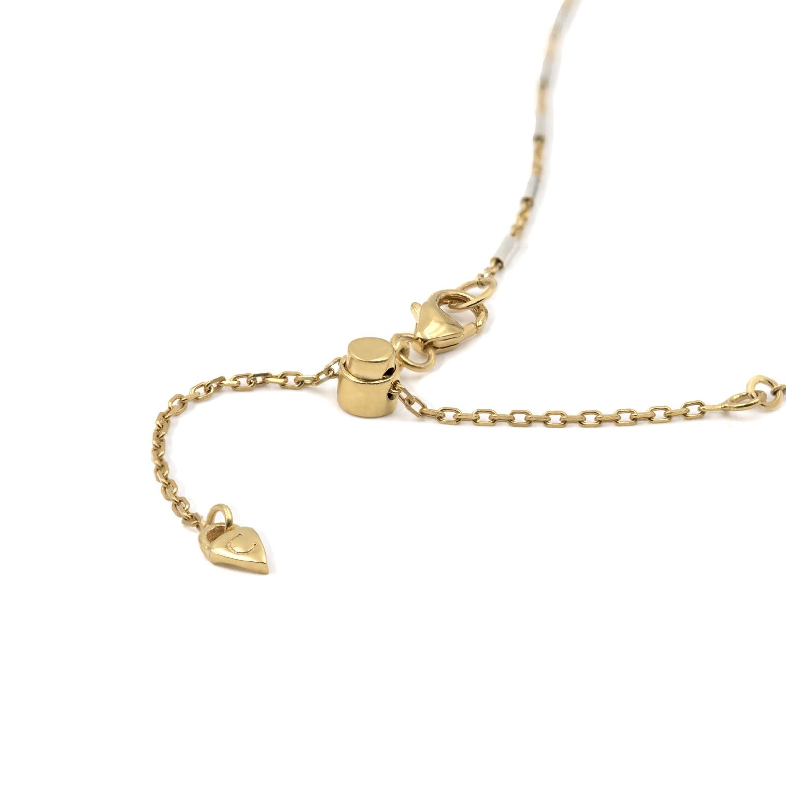 Vermeil &amp; Sterling Silver - Trillion Necklace - Camille Jewelry