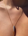 Phoenix Large Beak Necklace on womans necklace -  Camille Jewelry